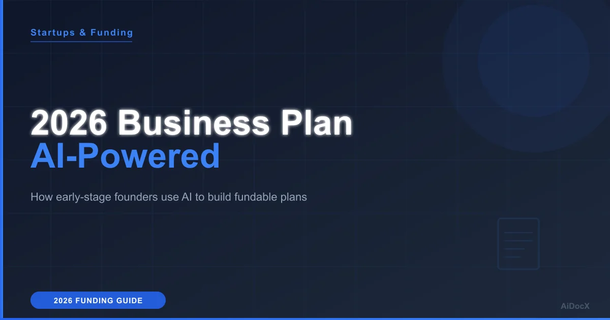 2026 Fundable Startup Business Plan Guide