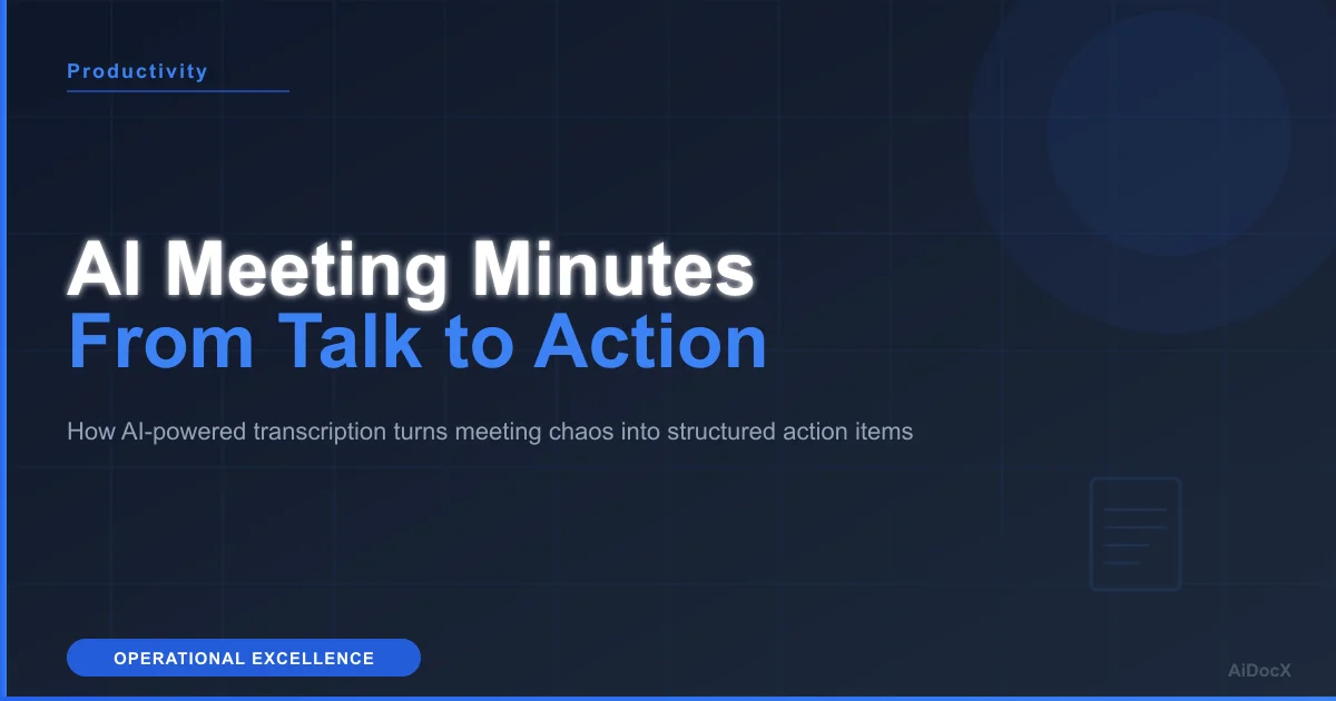AI Meeting Minutes: Turn Talk into Action in 2026