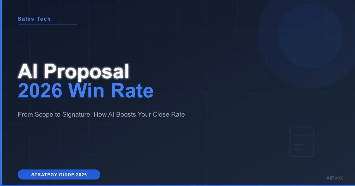 How AI Proposal Generators Raise Win Rates in 2026