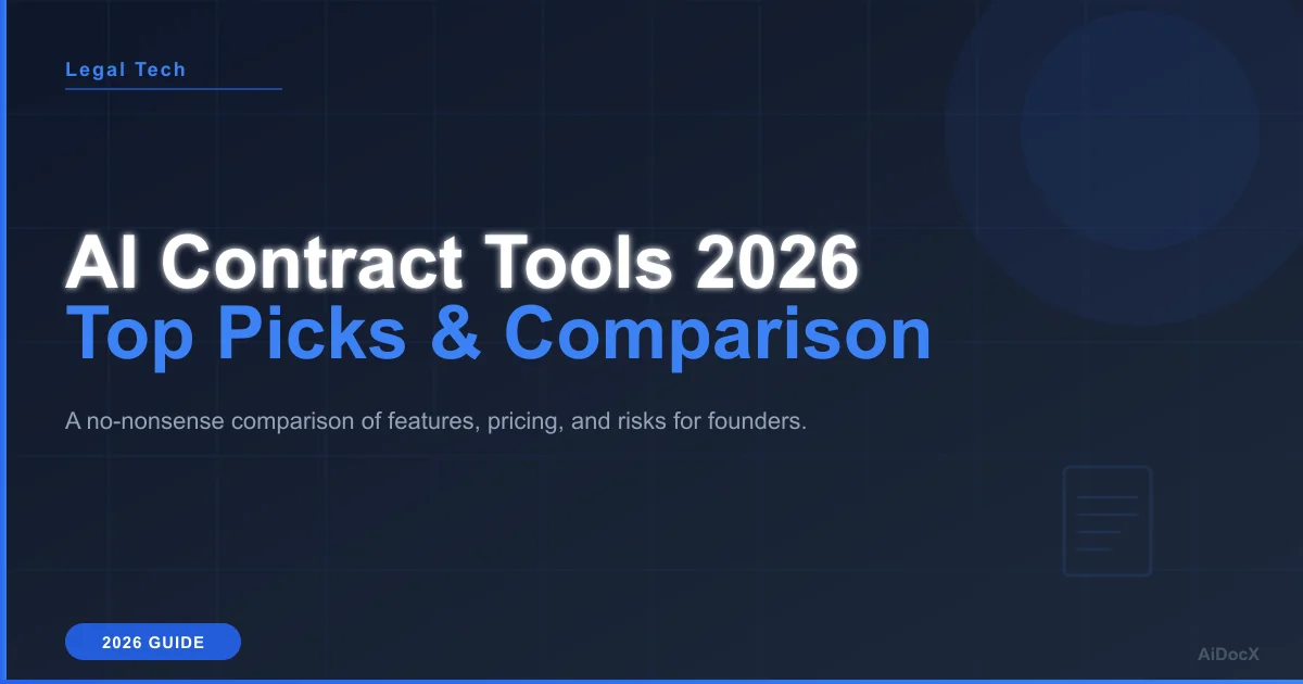 Best AI Contract Generators 2026: Features, Pricing & Pitfalls
