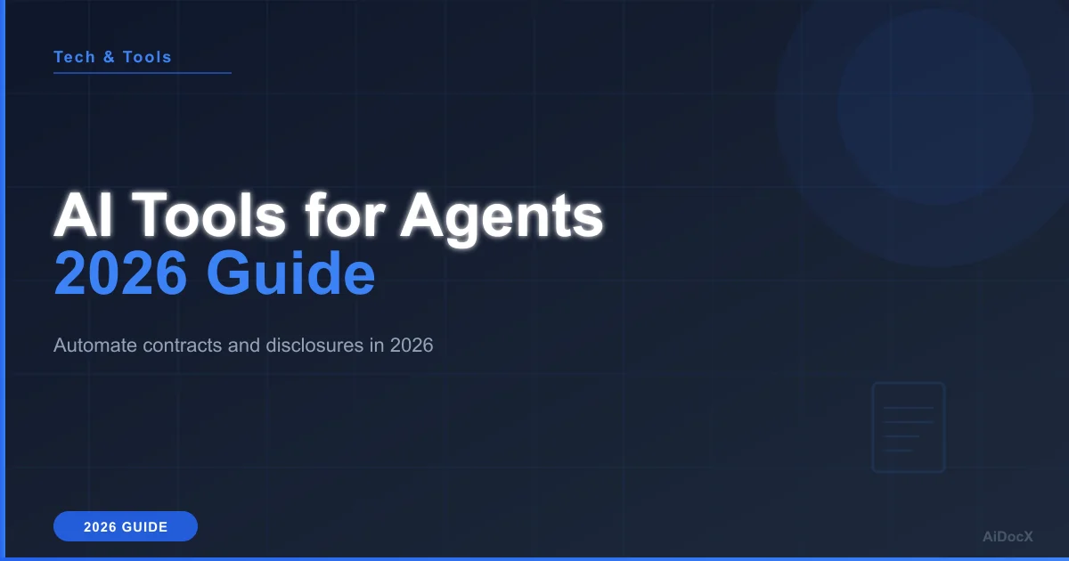 Best AI Tools for Real Estate Agents in 2026