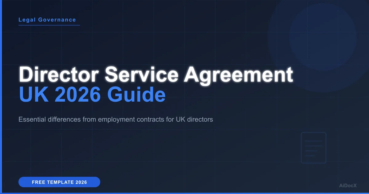 UK Director Service Agreement 2026: Key Differences Explained
