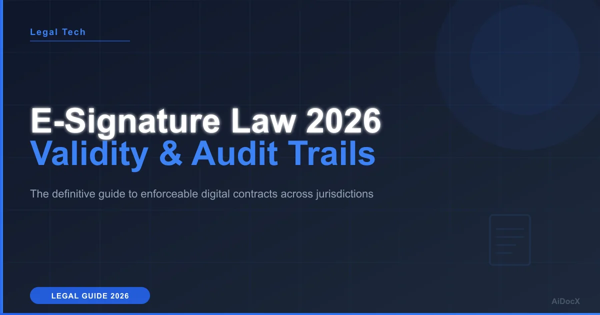 Are E-Signatures Legally Binding in 2026? A Practical Guide