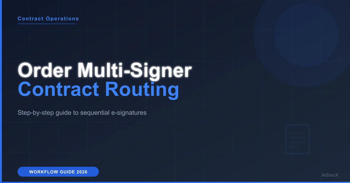 Send Contracts to Multiple Signers in Order (2026 Guide)