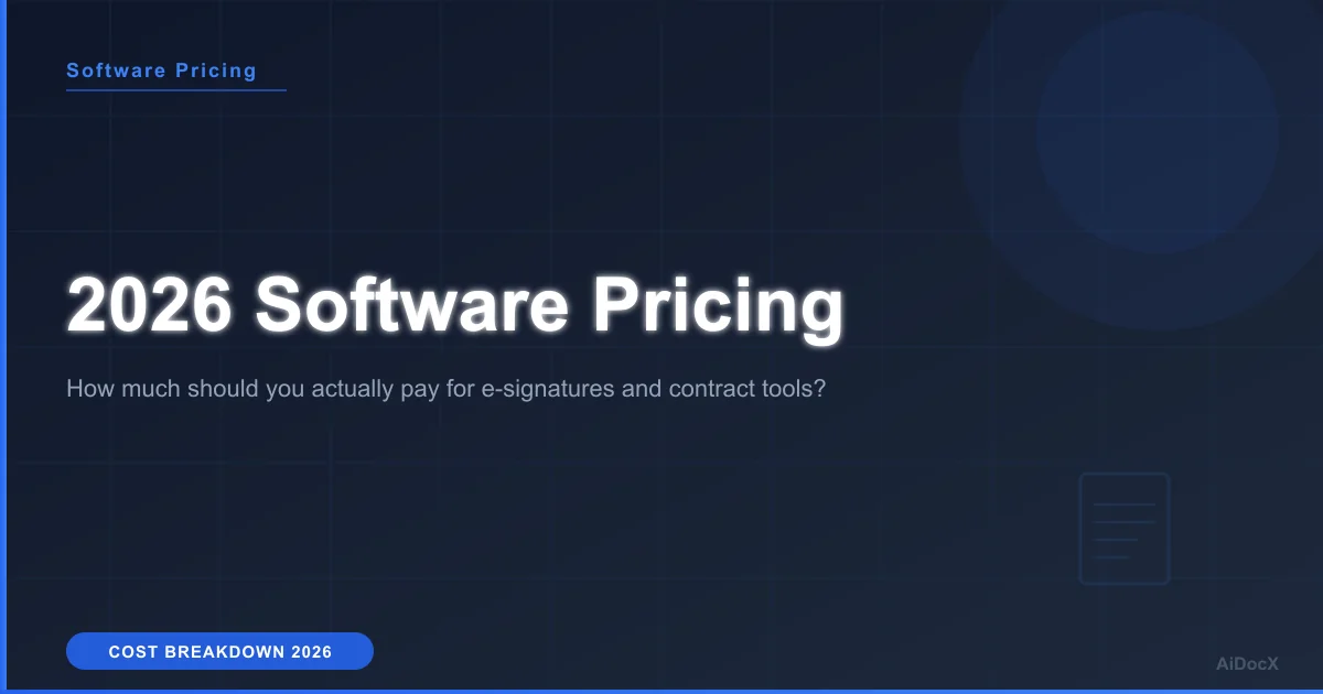 Document Software Costs 2026: Small Team Budget Guide