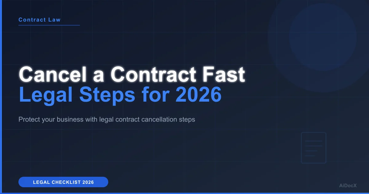 How to Void or Cancel a Signed Contract in 2026