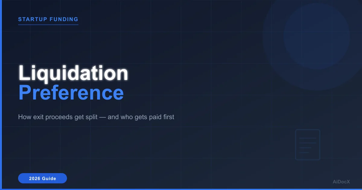 Liquidation Preference Explained: What Founders Actually Keep at Exit (2026)