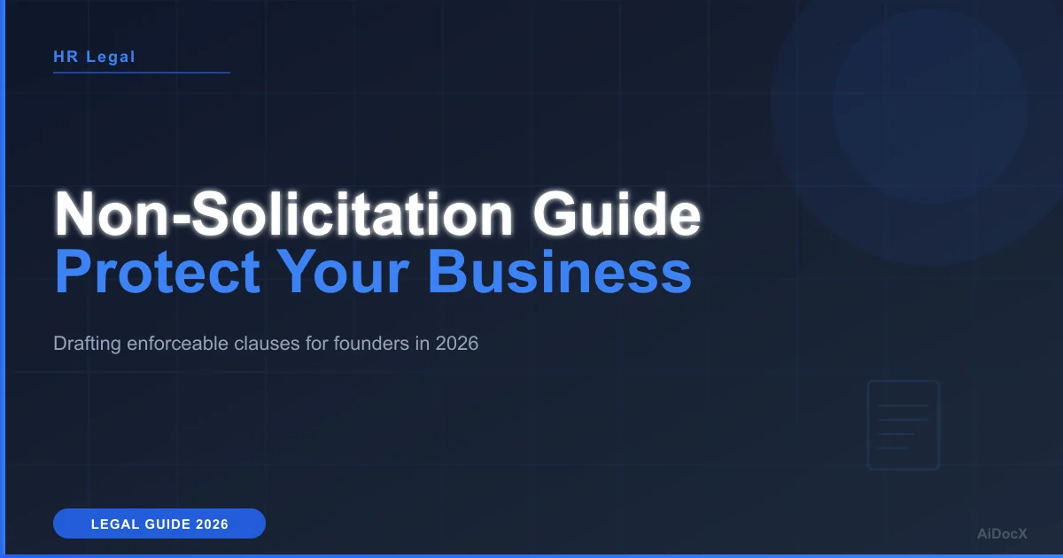 Non-Solicitation Clause Guide for Employers 2026