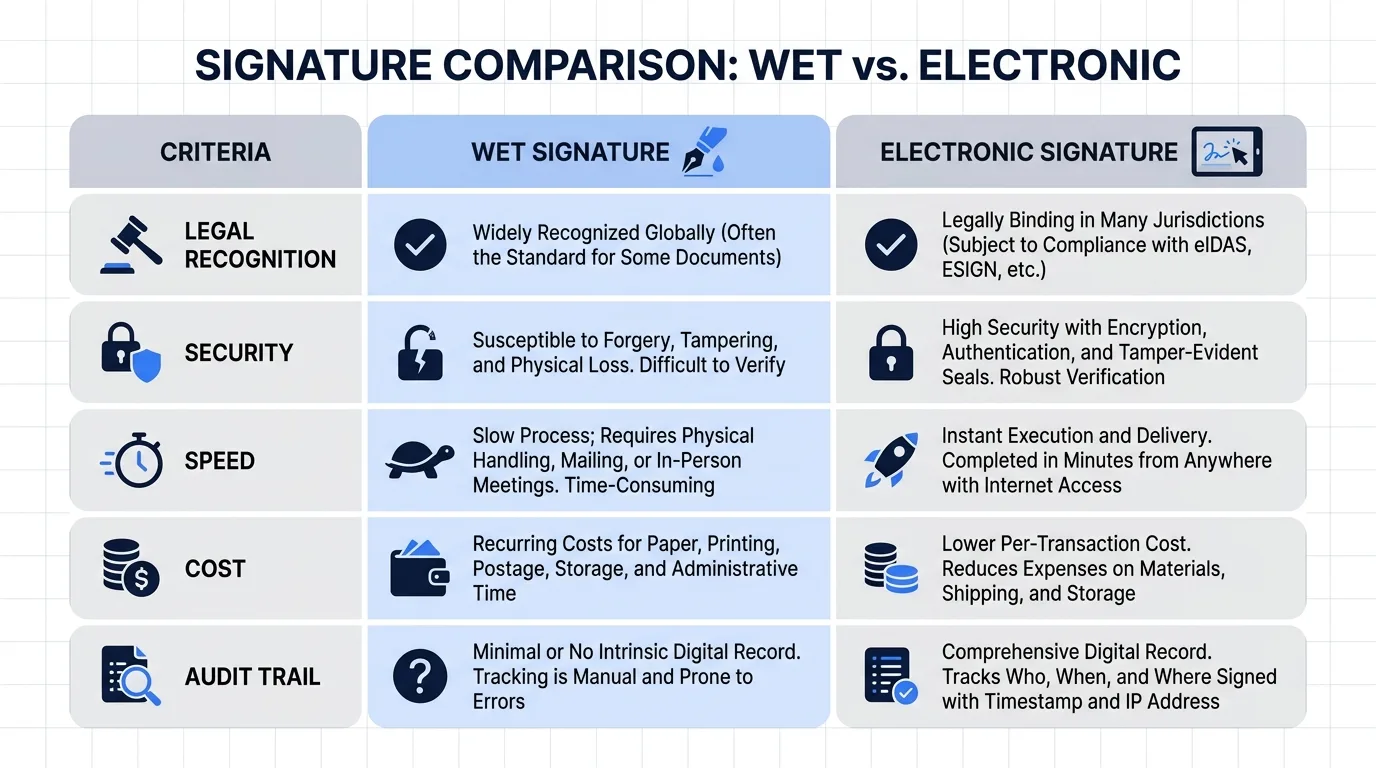 E-signature legal compliance overview